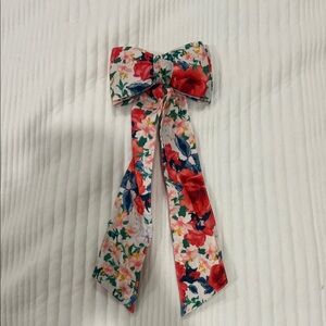 LoveShackFancy Floral Hair Bow with Long Tails